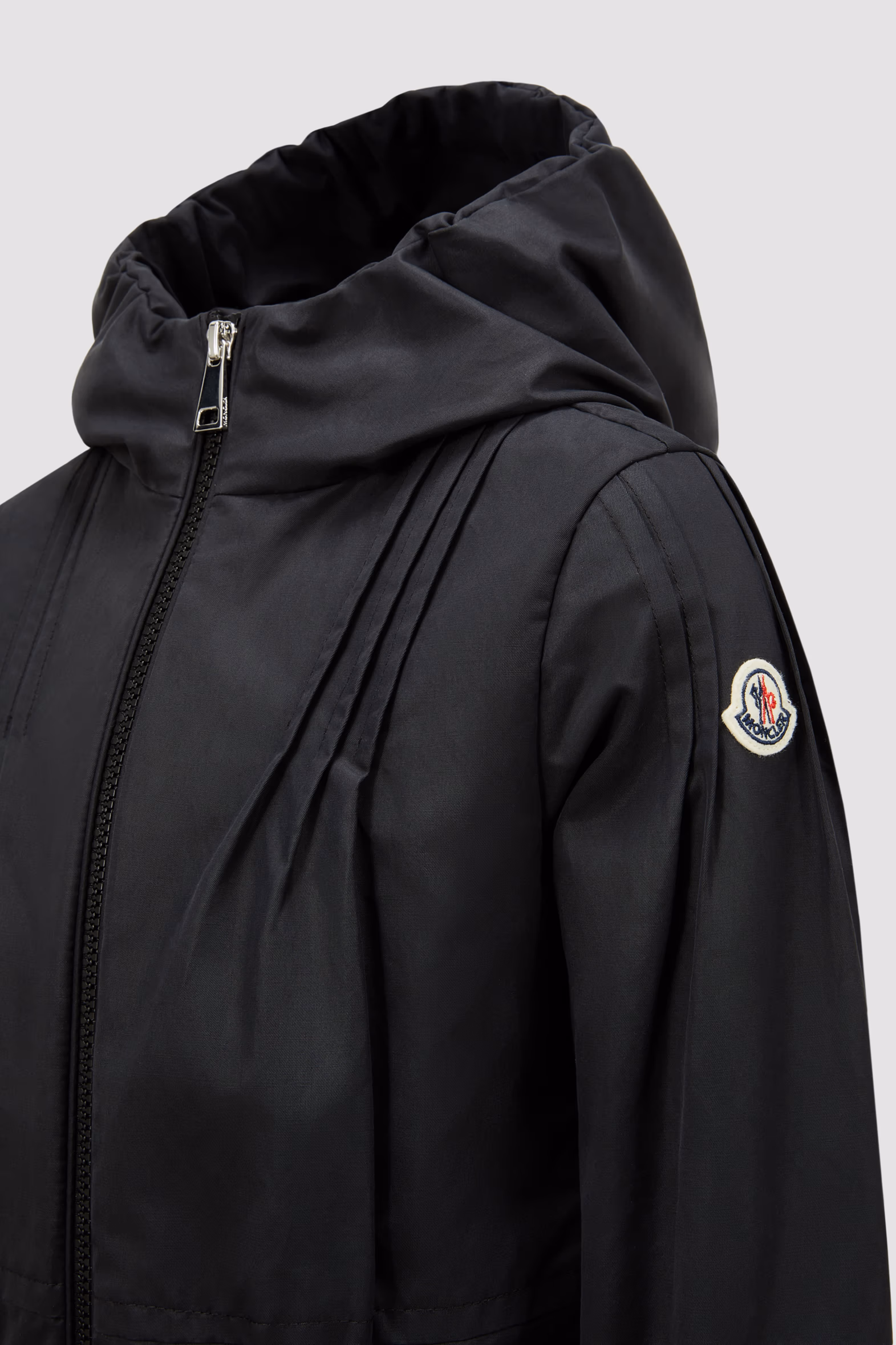 Elaine Hooded Jacket Girl Black Moncler 3
